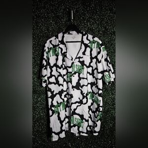 Black and White Graphic Men's Shirt